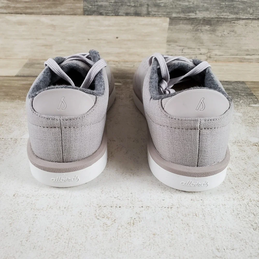 Allbirds Womens Wool Pipers Lace Up Shoes Sz 7 Canvas Low Top Sneakers